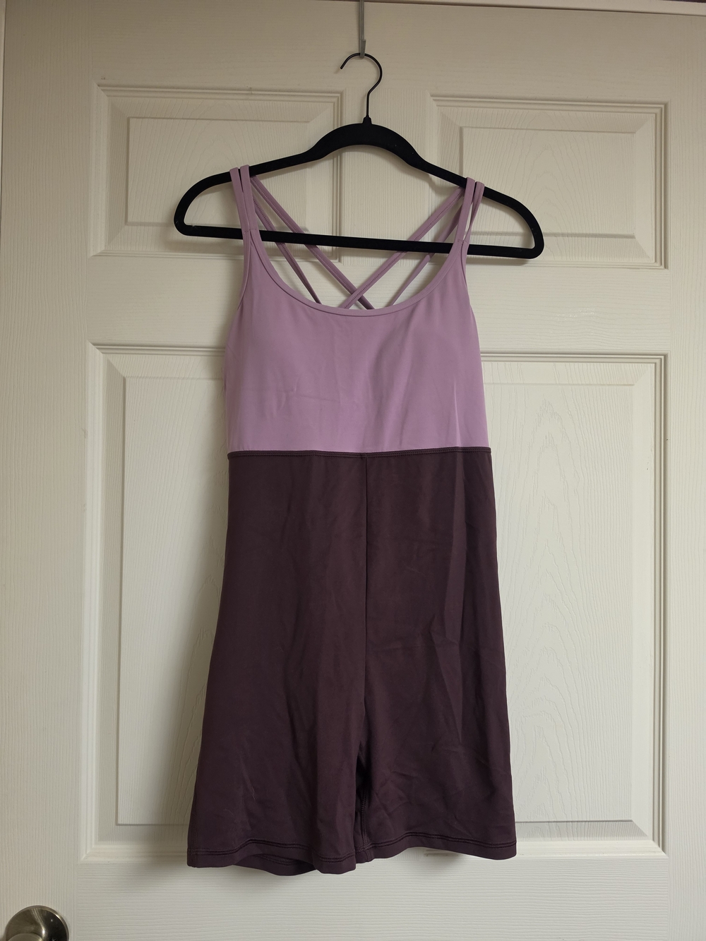 Old Navy Two-Tone Lilac and Plum Strappy Romper